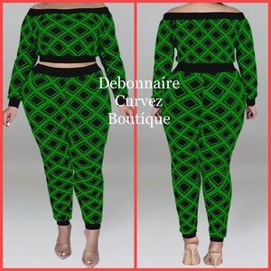 Cropped Two-Piece Set